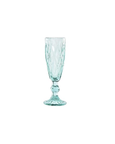 Vinglas DKD Home Decor Glas Turkos (150 ml)