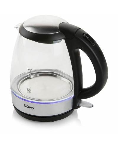 Hervidor DOMO DO9218WK Plateado Acero Inoxidable Cristal 2200 W 1,2 L