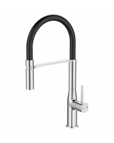 Mixer Tap Rousseau Køben Grey Stainless steel Brass