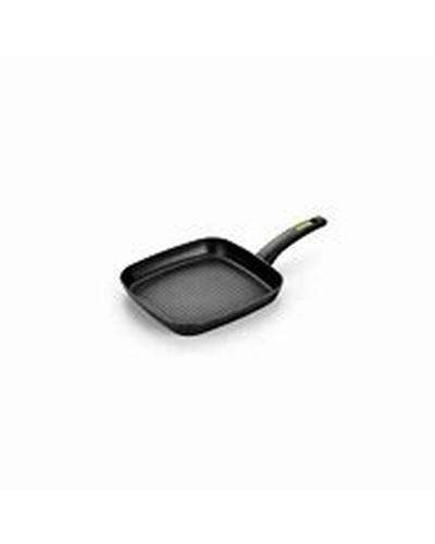 Grill pan Monix GREEN      28CM Black Green Stainless steel Bakelite