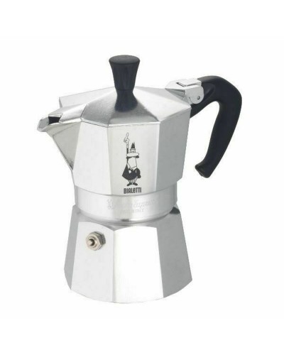 Italiaanse Koffiepot Bialetti MOKA Zilverkleurig Metaal Roestvrij staal Aluminium 1 L