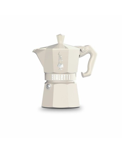 Cafetière Italienne Bialetti MOKA EXCLUSIVE Crème Aluminium 3 Tasses