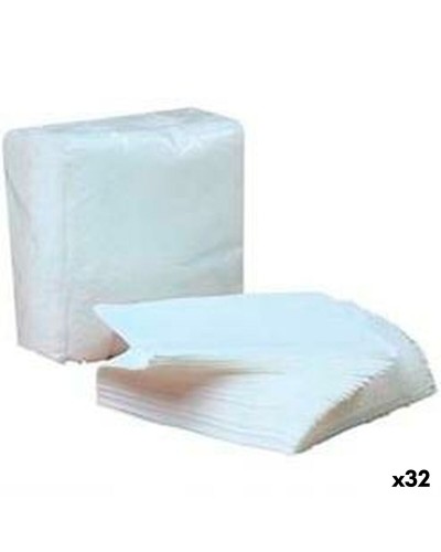 Servetten GC Wit Papier 100 Onderdelen (32 Stuks)