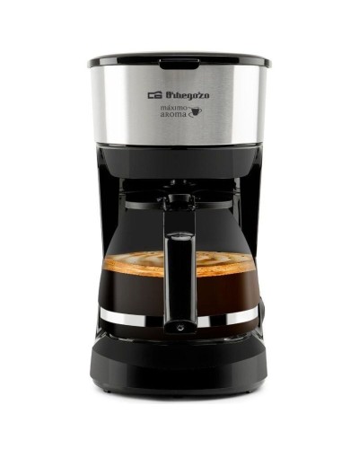 Kaffebryggare Orbegozo 18486 Svart Silvrig 600 W 6 Koppar