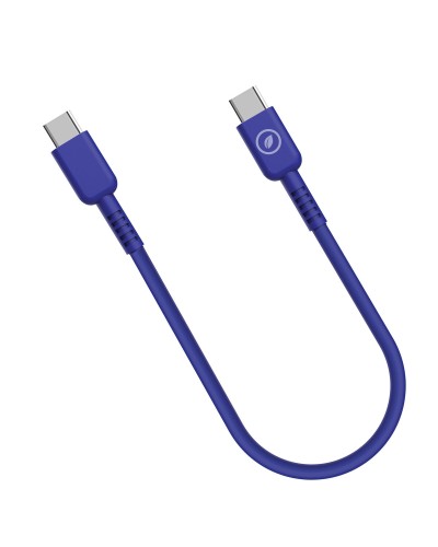 Câble USB-C vers USB-C Muvit for Change Bleu 0,2 m
