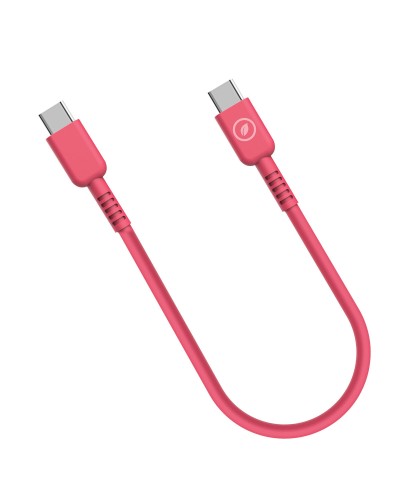 Kabel USB-C naar USB-C Muvit for Change Magenta 0,2 m