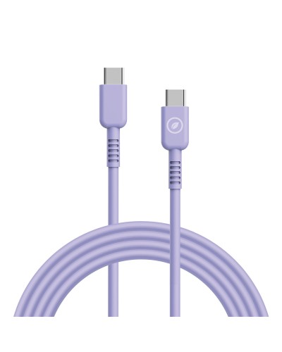 USB-C to USB-C Cable Muvit for Change Lavendar 1,2 m
