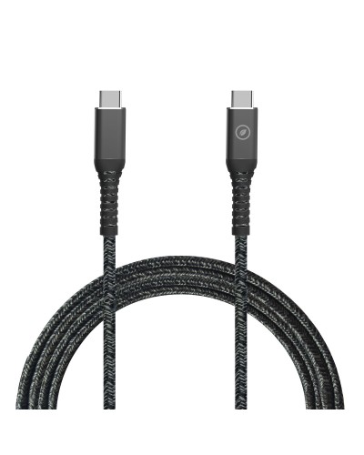 USB-C zu USB-C-Kabel Muvit for Change Schwarz 1,2 m