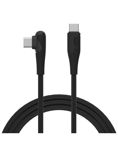Cavo USB-C con USB-C Muvit for Change Nero 1,2 m