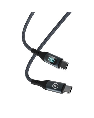 Cavo USB-C con USB-C Muvit MC147-R-A Grigio