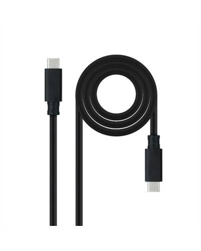 USB-C-kabel NANOCABLE 10.01.4102 Svart 2 m