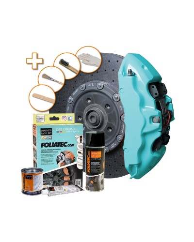 Set de pintura Foliatec FO2223 Pinzas de Freno Menta