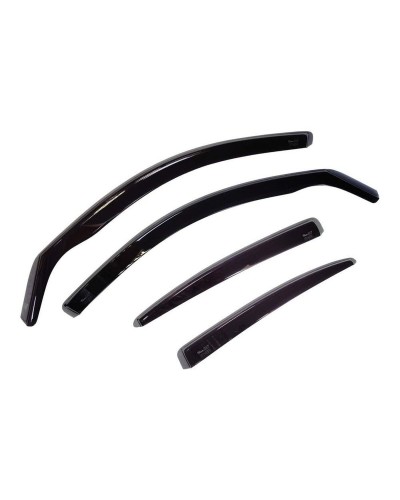 Wind deflector HEKO 25336 4 Pieces Frontal Rear