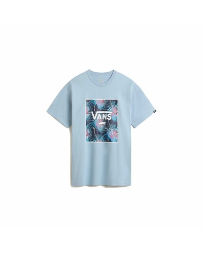 Heren-T-Shirt met Korte Mouwen Vans VN0A5E7YCZI1 Hemelsblauw