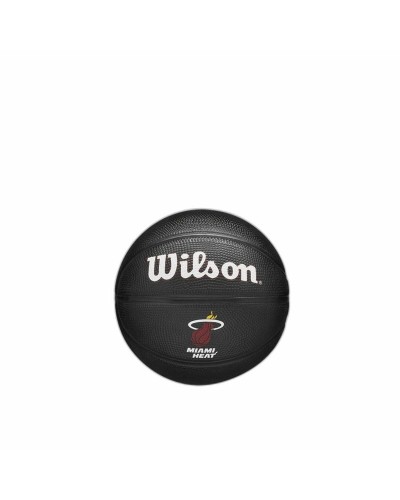 Pallone da Basket Wilson Nba Team Tribute Mini Nero (Taglia 3)