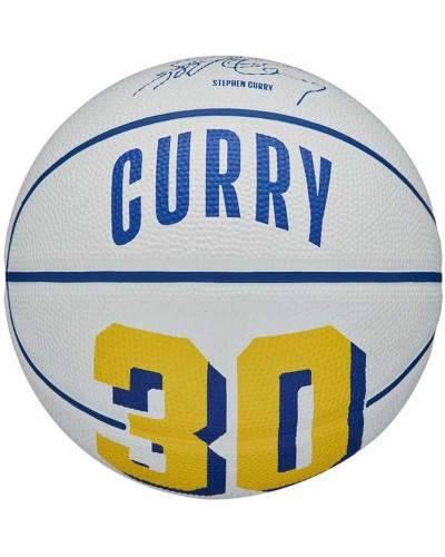 Ballon de basket Wilson Player Icon Mini Curry Blanc (Taille 3)