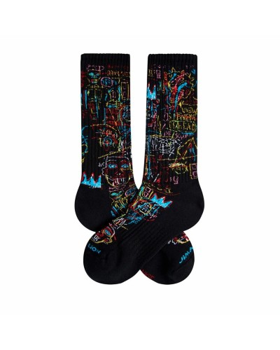 Calzini Jimmy Lion Basquiat Kings Of Nero 41-46