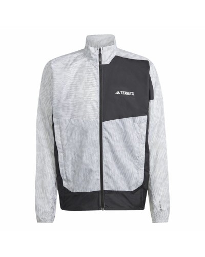 Windcheater Jacket Adidas Trail Wind White