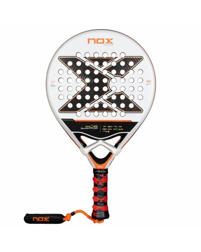 Raquette de Padel Nox ML10 Quantum 3K Blanc Fibre de Carbone