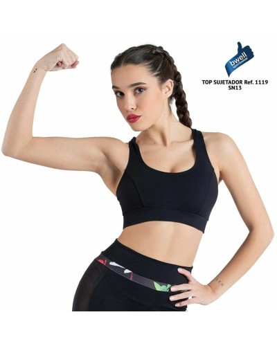 Haut de Sport pour Femme Happy Dance 1119 Noir 46