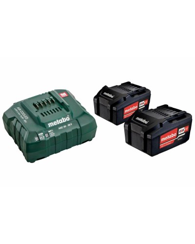 Set de cargador y baterías recargables Metabo 685051000 5,2 Ah