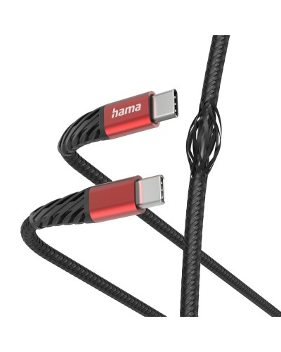 Cavo USB-C Hama 00201542 Nero Rosso 1,5 m