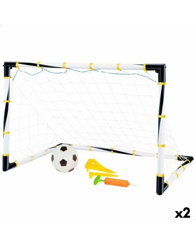 Portería de Fútbol Colorbaby Plegable 100 x 70 x 70 cm (2 Unidades)