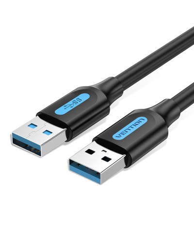 USB-kabel Vention CONBI Zwart 3 m (1 Stuks)