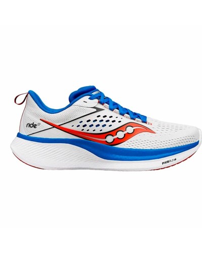 Zapatillas de Running para Adultos Saucony Ride 17 Blanco