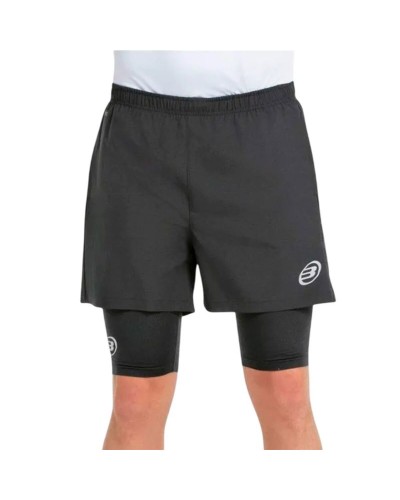 Short de Sport pour Homme Bullpadel Meta Noir Padel