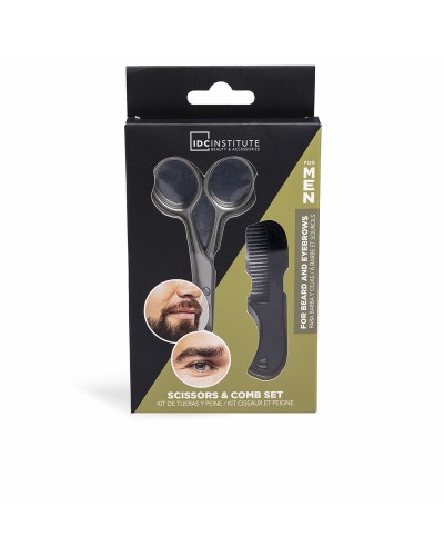 Ensemble pour le Soin de la Barbe IDC Institute SCISSORS & COMB 2 Pièces