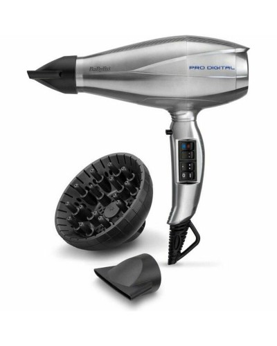 Föhn Babyliss Pro Digital 6000E 2200 W 2200 W Zilverkleurig
