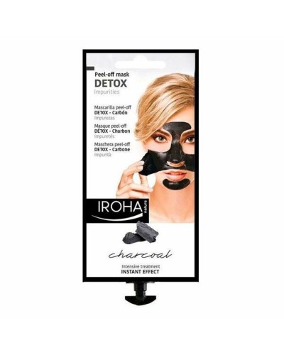 Masque purifiant Detox Charcoal Black Iroha Detox Charcoal Black (1 Unités)