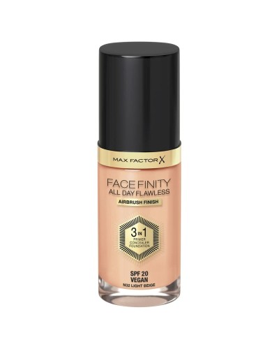 Pohjameikkivoide Max Factor Facefinity 3-in-1 Spf 20 Nº 32-light beige 30 ml