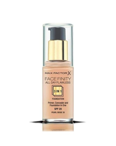 Pohjameikkivoide Max Factor Facefinity 3-in-1 Spf 20 Nº 35-pearl beige 30 ml