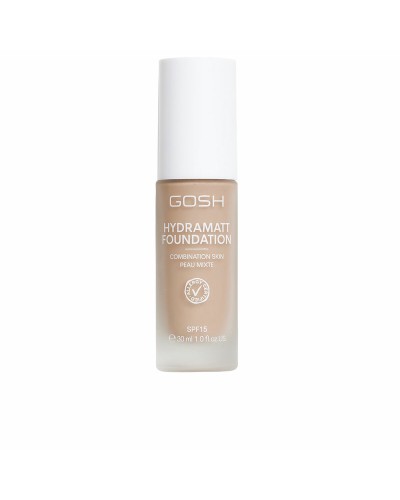 Liquid Make Up Base Gosh Copenhagen HYDRAMATT Nº 010-Light Dark-Neutral Spf 15 30 ml