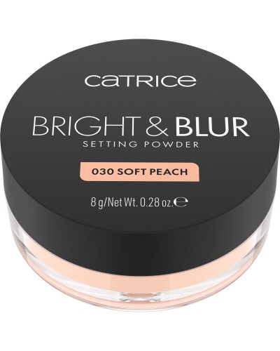 Make-up Fixierpuder Catrice BRIGHT & BLUR Nº 030-Soft Peach 8 g
