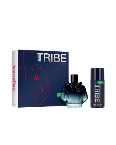 Set de Perfume Hombre Benetton WE ARE TRIBE INTENSE MEN 2 Piezas