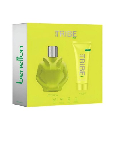 Set de Parfum Homme Benetton WE ARE TRIBE PLAY MEN 2 Pièces