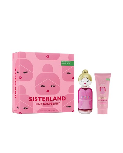 Parfymset Damer Benetton SISTERLAND PINK RASPBERRY 2 Delar