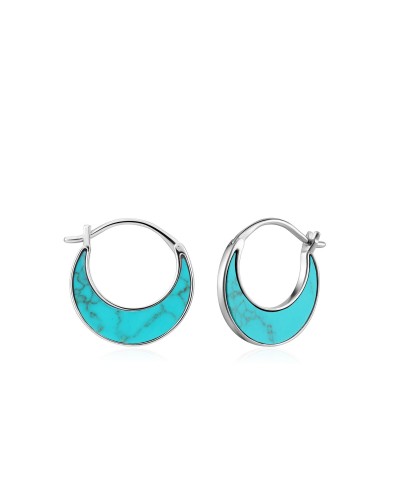 Pendientes Mujer Ania Haie E027-07H Plata de ley 3 cm