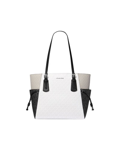 Bolso de Hombro Michael Kors VOYAGER Blanco 30 x 30 x 15 cm