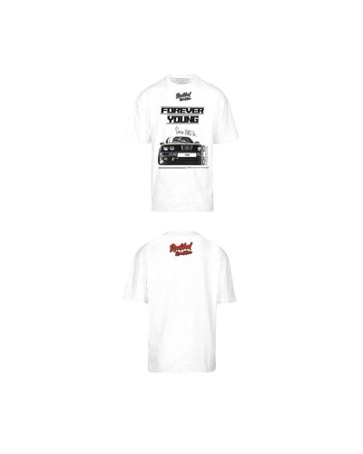 Camiseta de Manga Corta Hombre RADIKAL FOREVER YOUNG Blanco XXL