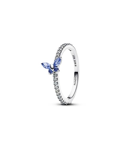Bague Femme Pandora 194269C01-58 Argenté Bleu