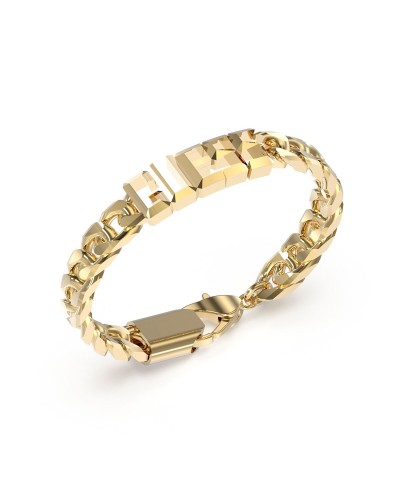 Herrarmband Guess JUXB03205JWYGBKS Metall Gyllene