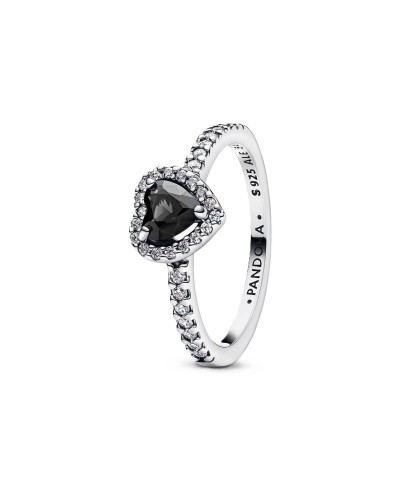 Anello Donna Pandora 198421C04-56 Argentato Nero
