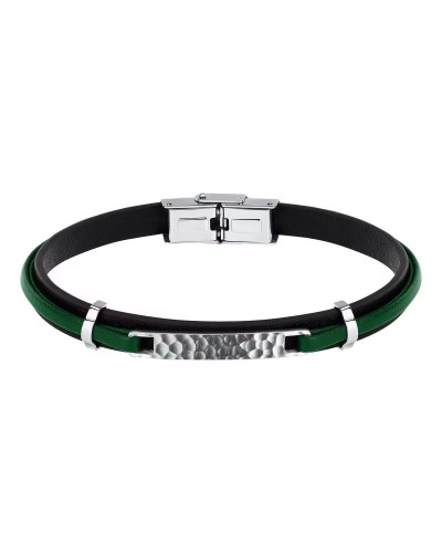Bracciale Uomo Sector SZV115 Argento Nero