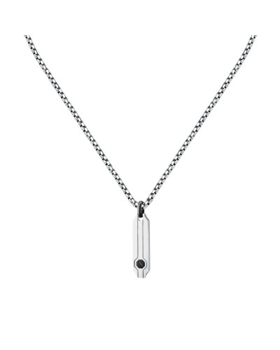 Herrhalsband Sector SZS124 Silvrig