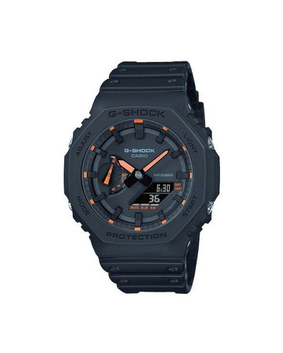 Reloj Hombre Casio G-Shock OAK - NEON ORANGE INDEX Negro (Ø 45 mm)