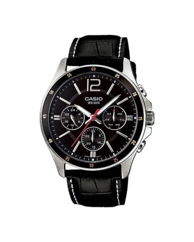 Men's Watch Casio ENTICER GENT Black (Ø 43 mm) (Ø 43,5 mm)
